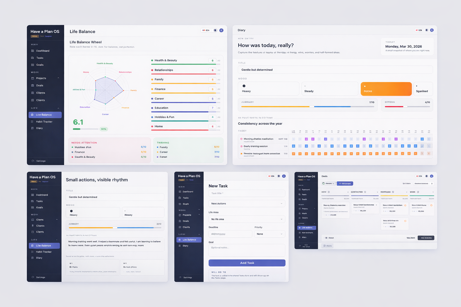 Have a Plan OS app screenshot