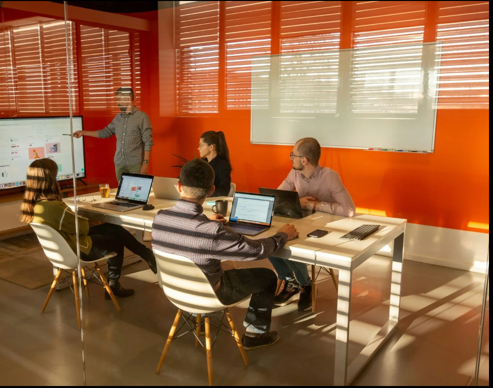 Team working together